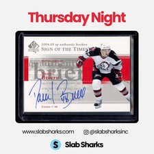 2004 SP AUTHENTIC #ST-DB DANIEL BRIERE SIGN OF THE TIMES AUTO