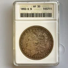 1892 S Morgan Silver Dollar ANACS VF-30