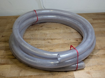 #ad Clear Vinyl Reinforced PVC Hose 20 Ft. x 1 1 4 In. ID. 100 PSI Max. $65.55