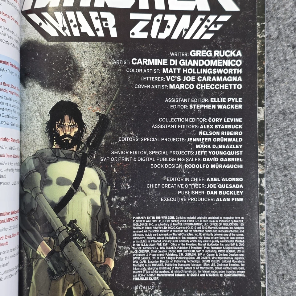 The Punisher War Zone TPB NM VF MARVEL PAPERBACK RARE Complete Collection - Image 3 of 4