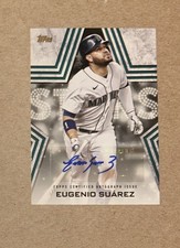 2023 Topps Baseball Eugenio Suarez Stars Autograph Card