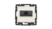 Valena Gniazdo Komputerowe Pojedyncze RJ45 Kat.6 UTP Kremowe 774146