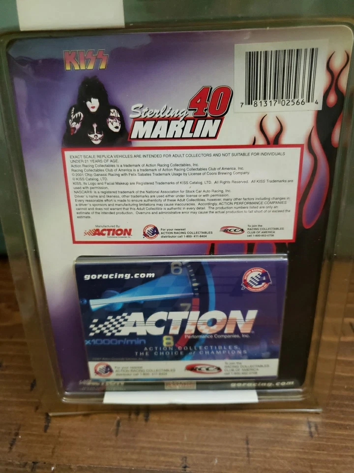 Action Kiss Nascar Sterling Marlin #40 Coors plata clara Foto 4 de 4
