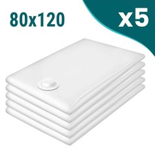 5x Vakuumbeutel für Kleidung 80 x 120 cm Kle...