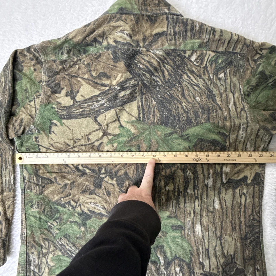 Vintage Walls Realtree Camo Cotton Flannel Button Up Shirt Mens Large USA Made - Image 4 of 4
