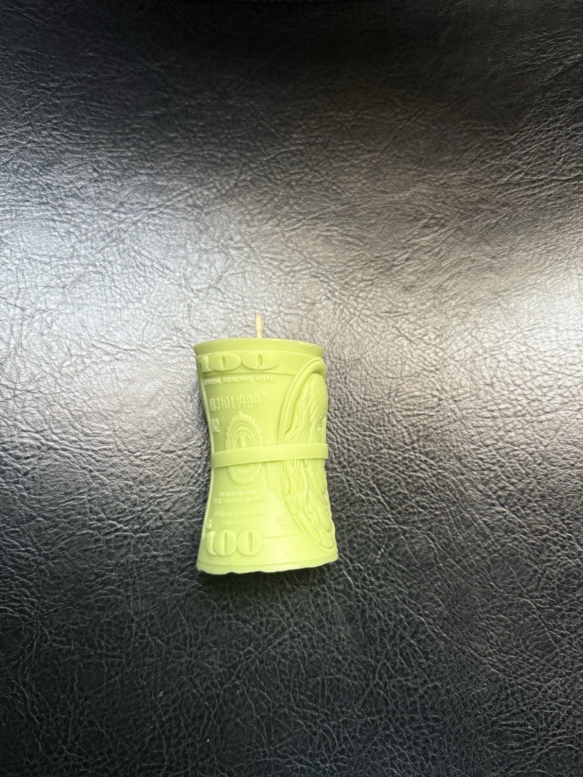 Money Roll Candle. Benjamin Franklin $100. Attract Money (Money drawing candle) 