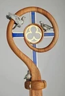 Wood CROZIER Polish Staff Crosier Bishop Quality Craftsmanship, 72" Christmas U