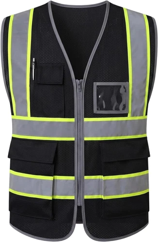 Hi Vis Reflective Safety Vest for Men Women High Visibility Work image 9