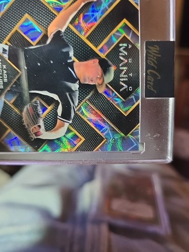 23 wild card auto mania Blue And Black Square Scope Auto Kade McClure #2/3 - Picture 6 of 6