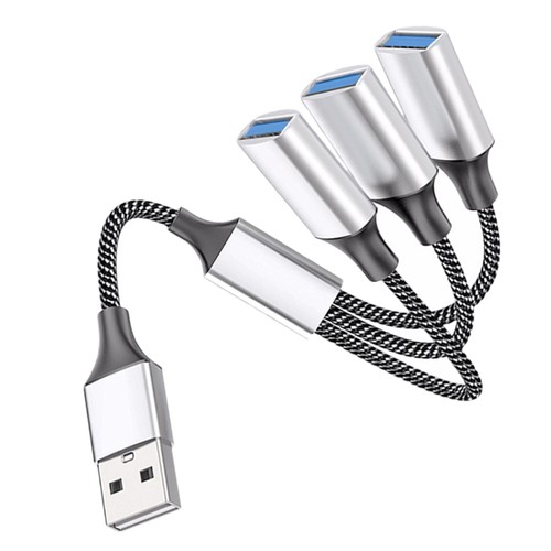 USB Extension Cord Splitter Male to Female Adapter Power High Speed Cable - Afbeelding 9 van 12