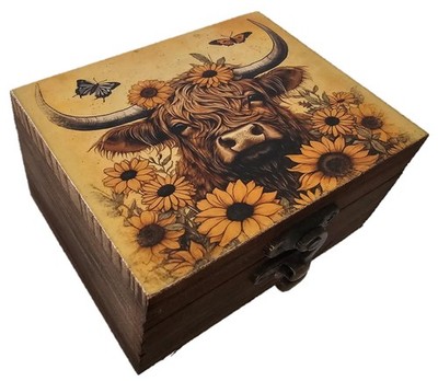 Trinket Box Small Jewelry Keepsake Box | Earrings Necklace Storage Box for Gi...