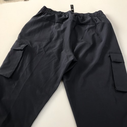 Lot 2 Apana Woman's Black Pants Elastic Waist Size medium Athletic Cargo Hiking - Picture 4 of 12