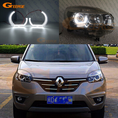 For Renault Koleos 2011 - 2015 Day Light DTM M4 Style Led Angel Eyes Halo Rings