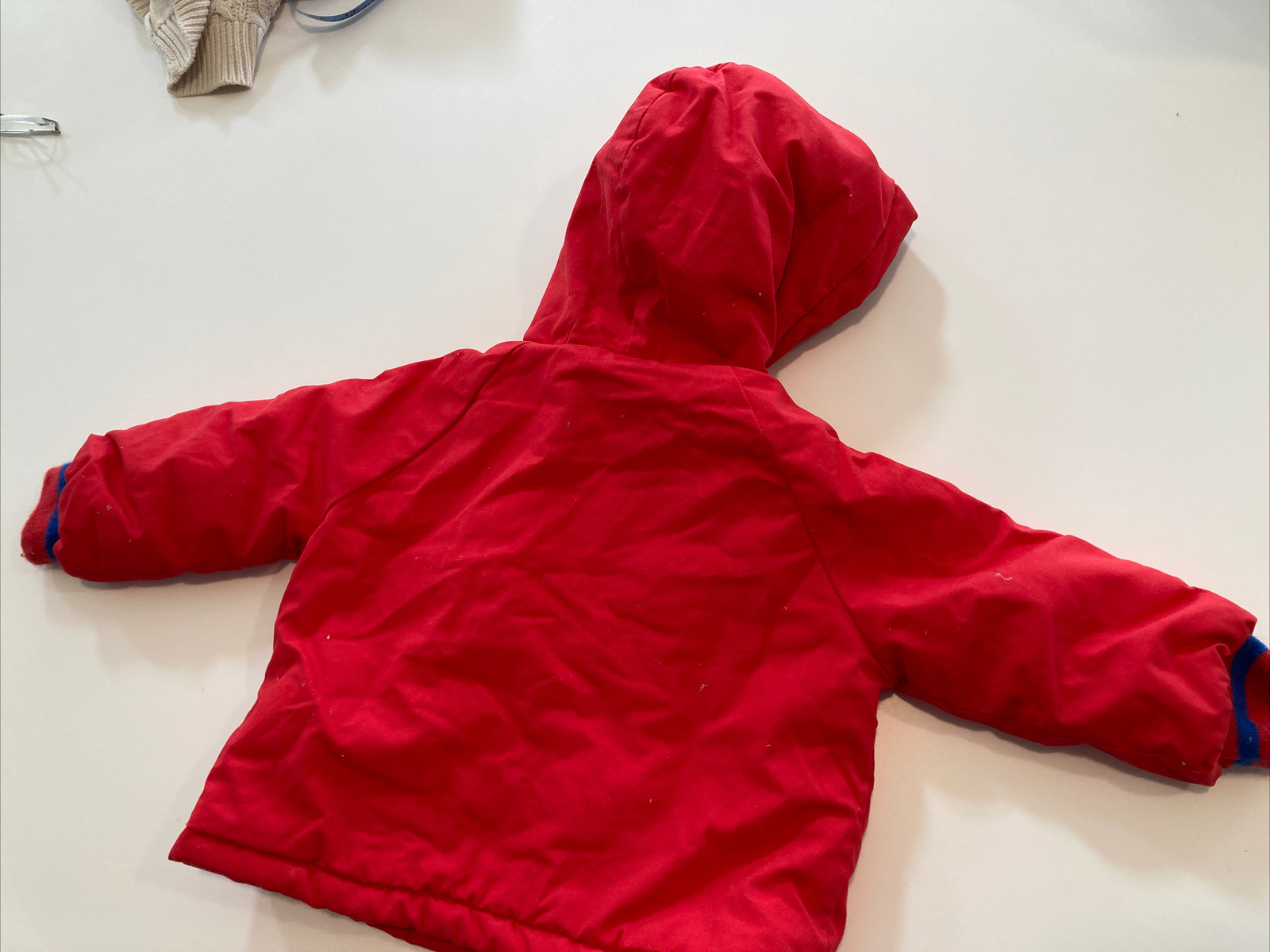 Vintage Gerber Baby Boy Coat Red Rocket Airplanes 18-24 Mo? image 9