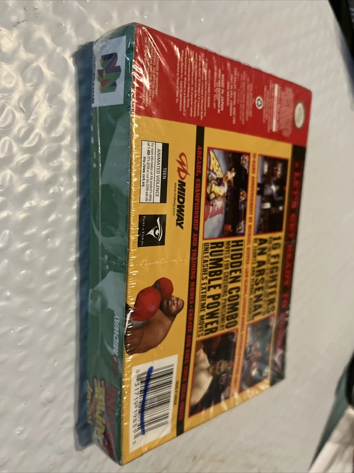 Ready 2 Rumble Boxing (Nintendo 64, 1999) NEW Sealed Dented Box N64 - Image 3 of 4