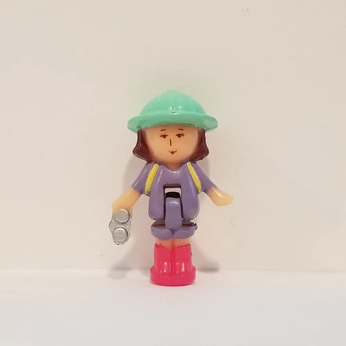 Vintage Polly Pocket 1991 Locket Necklace Camp Days Bluebird Replacement Doll