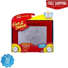 Etch A Sketch, Classic Red Drawing Toy with Magic Screen, for Ages 3 and Up
