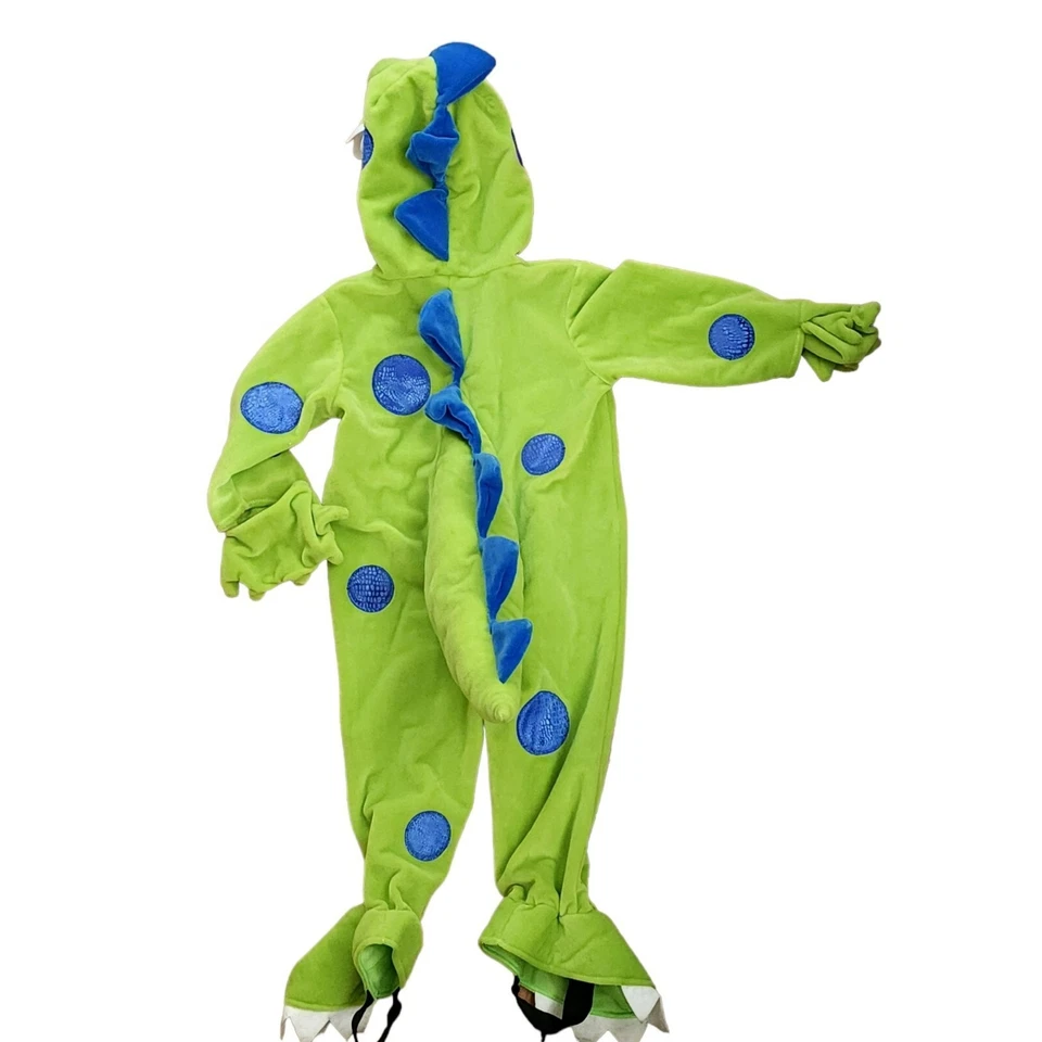 Toys R Us Miniwear Disfraz Halloween Dinosaurio Verde Azul Lunares Imitación Piel 18M Foto 3 de 4