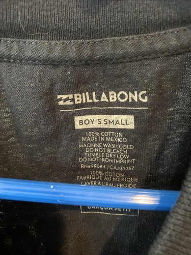 Billabong Boys S Small Black Tee Shirt Waikiki - Picture 3 of 4