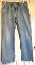American Eagle Outfitters Blue Jeans Original Boot Distressed Men's Size 32
