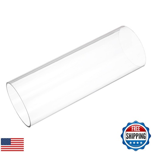 uxcell 2pcs Clear Rigid Tubing 4 1/16"(104mm) ID x 4 5/16"(110mm) OD x 1Ft(30