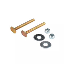 Toilet Bowl Bolt Kit with 1/4 in. x 2-1/4 in. Bolts Nuts and Washers