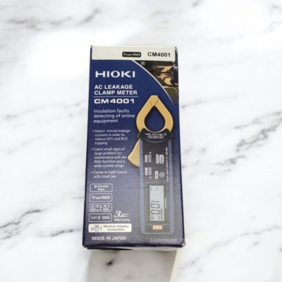 HIOKI CM4001 AC Leak Clamp Meter Electrical Work Installations Maintenance