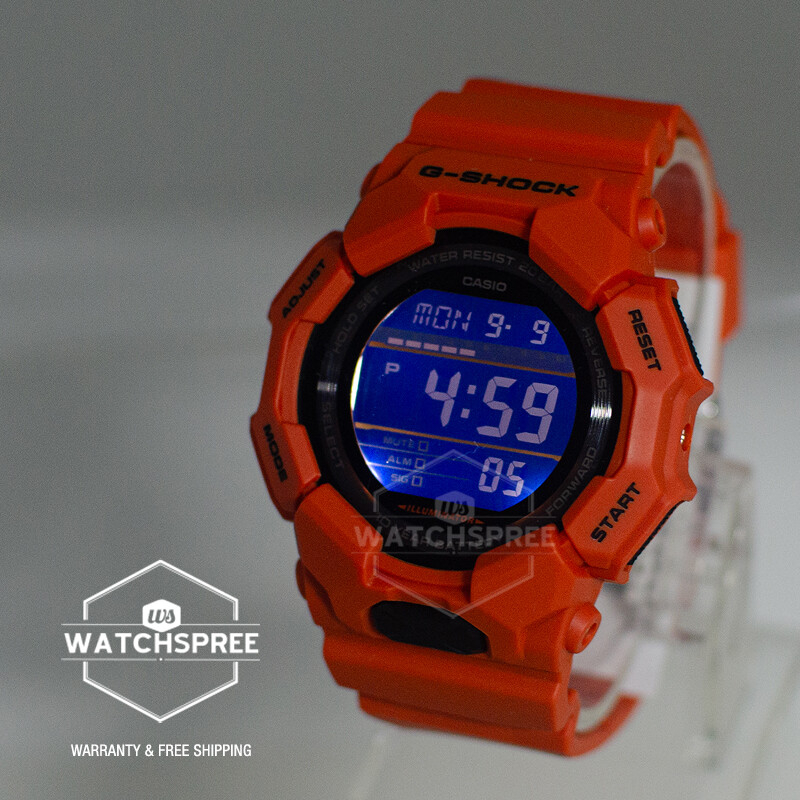Casio G-Shock Bio-Based Orange Resin Band Watch GD-010-4 | eBay