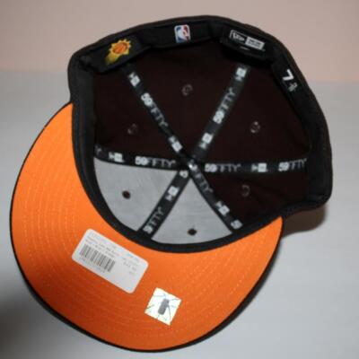 59Fifty New Era Fitted Hat Cap PHOENIX SUNS NBA BURNT WOOD Brown