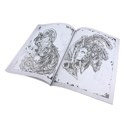 Phoenix Chinese Style Tattoo Flash Book Sketch Painting Reference Book