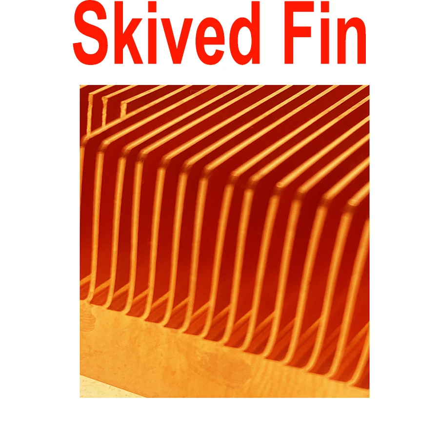 1.6 LBS Heavy Duty Pure Copper Heatsink Skived Fin (3.5 x 3 x 1 INCH) - Image 3 of 3
