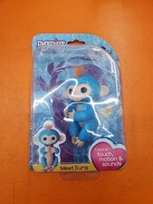                  Damaged Box  Fingerlings Blue Baby Monkey Buris Collectible
