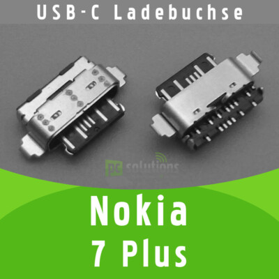   Nokia 7 Plus TA-1055 TA-1046 USB-C DC Buchse Ladebuchse Strombuchse Socket