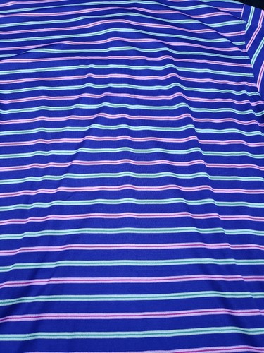 BOBBY JONES Players Collection Cotton Golf Polo Men's Shirt Sz Medium Striped - Picture 6 of 6