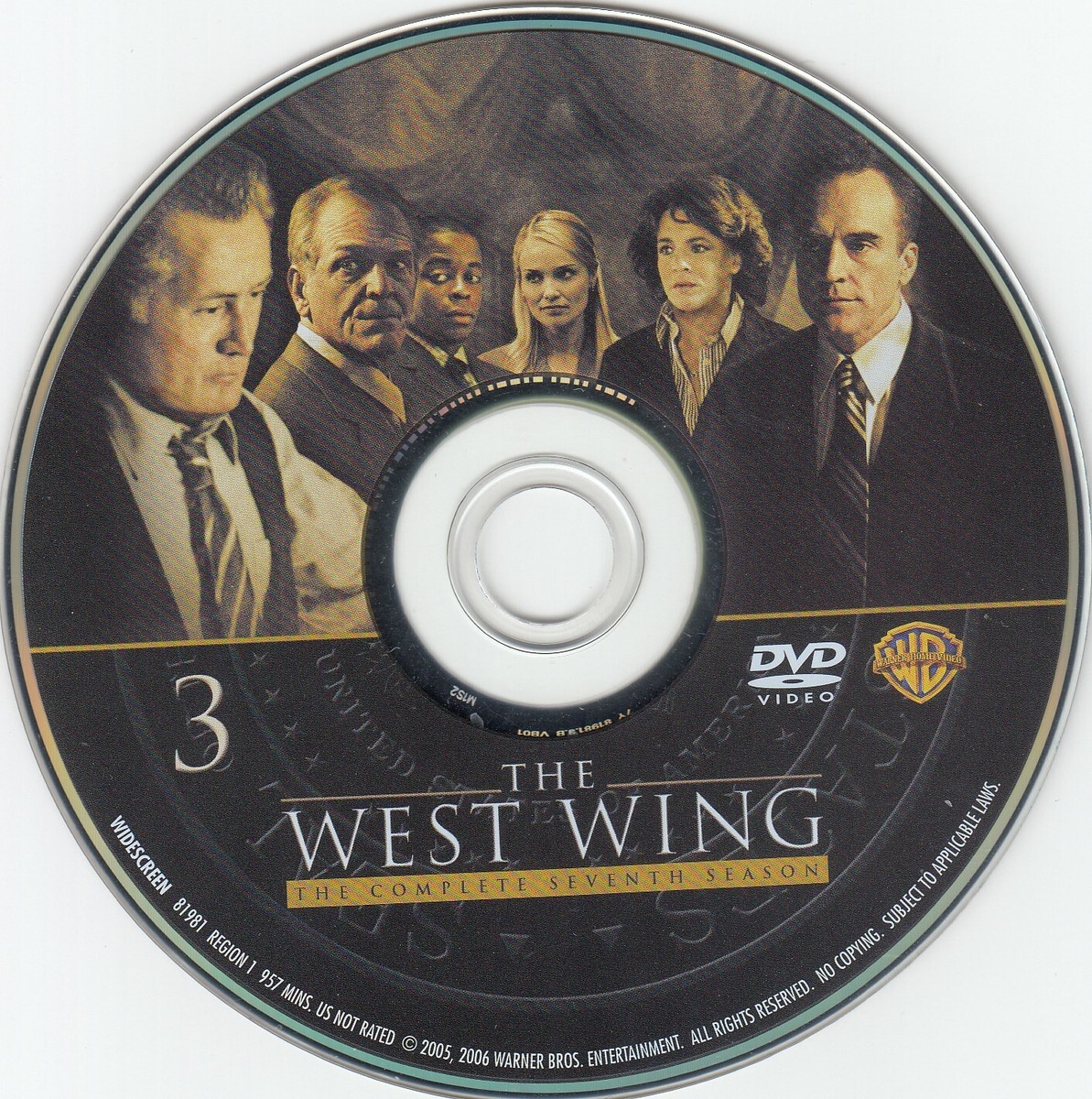 WEST.CD、DVD Individual Replacement For The West Wing Season 7 (DVD) Disc # Of