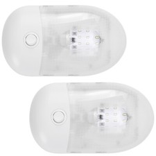 2pk 12v New Rv Interior Led Ceiling Light Boat Camper Trailer Single Dome 250lm