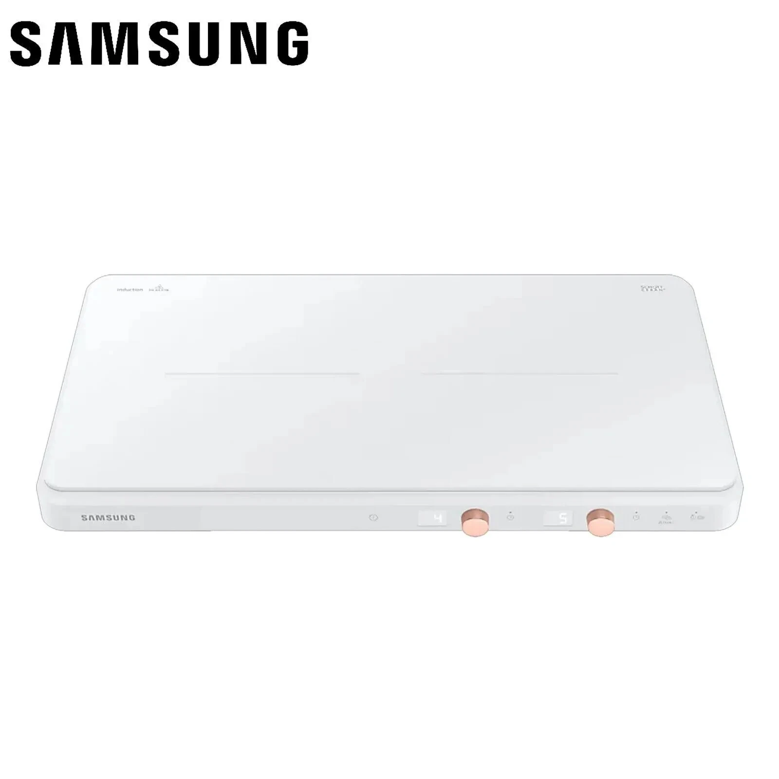 Samsung NZ60R7703PW The Plate Induction2 Cooktop-White Power Booster