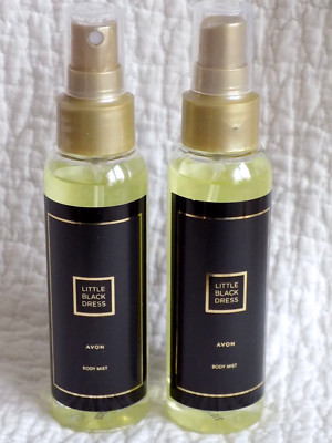 AVON 2 x LITTLE BLACK DRESS FOR HER PARFUMED BODY MISTS ~ je 100ml *NEU*