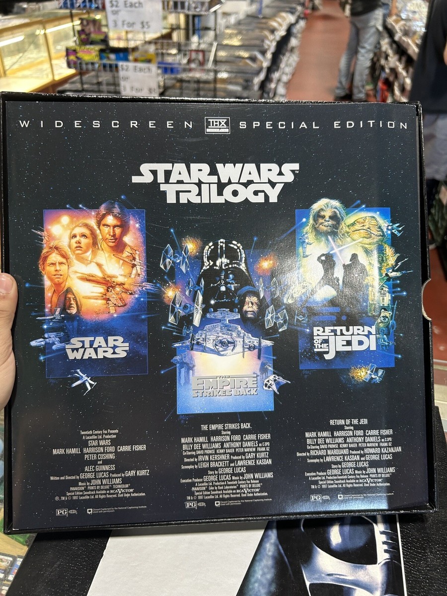 Star Wars Trilogy Special Edition Laserdisc Box Set 1997 | eBay Star Wars Trilogy Special Edition Laserdisc Box Set 1997 | eBay