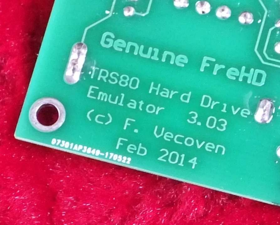 FreHD Hard Drive emulator for Radio Shack Tandy TRS-80 Model III & 4 - Image 3 of 3