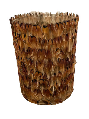 HOFF INTERIEUR Pheasant Feather 5'' Tealight Holder- Made in Germany