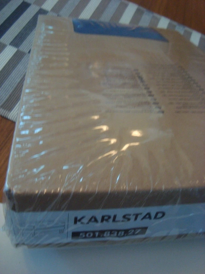 FUNDA IKEA KARLSTAD para reposapiés Karlstad otomana Korndal azul medio NUEVA EN CAJA Foto 3 de 4