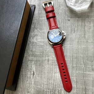 panerai luminor red strap
