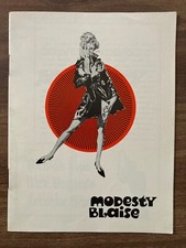 Modesty Blaise Monica Vitti, Terence Stamp 1966 programma cinematografico danese