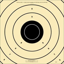 Army - L targets (B23 Targets) for 25 yard rapid fire - 14" x 14" -100 targets