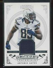 Antonio Gates 2012 National Treasures Century Materials Jersey 11/49