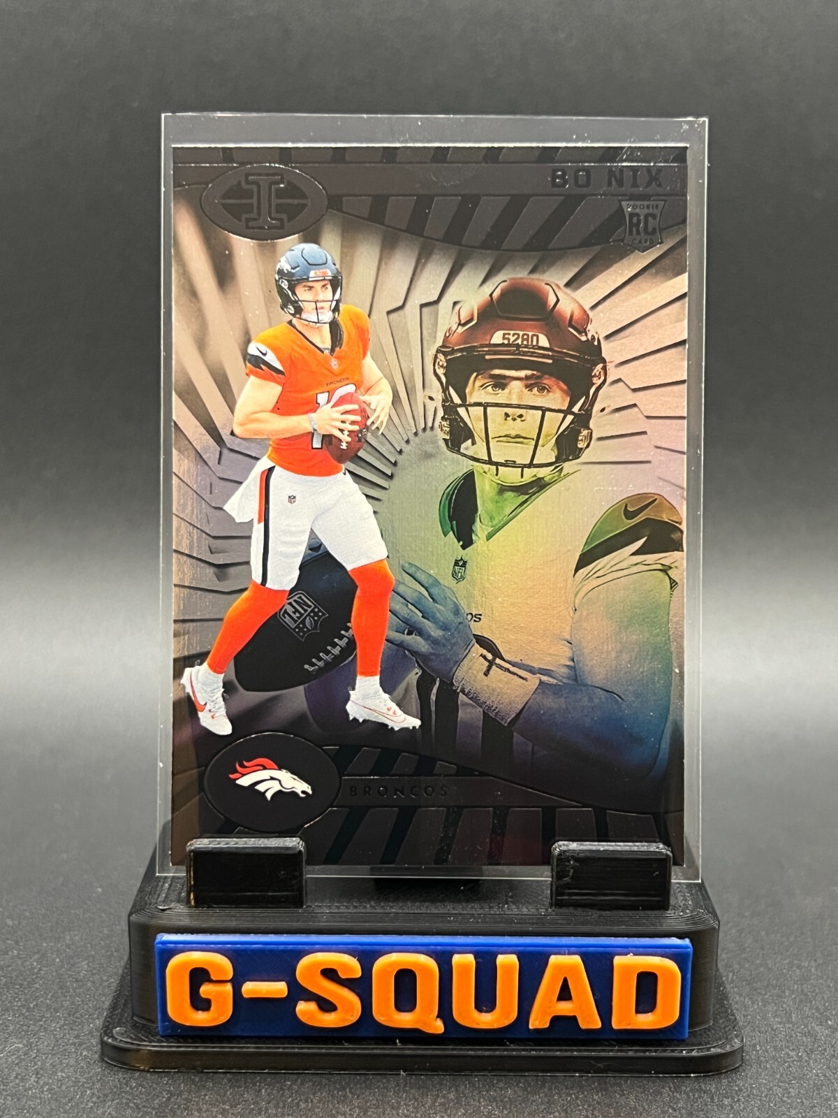 2024 Panini Illusions Base Bo Nix Rookie Card #22 Broncos