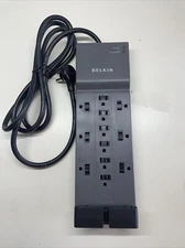 Belkin BE112230-08 12 Outlet Power Strip 120V-15A, 1800W w/ Power Cord