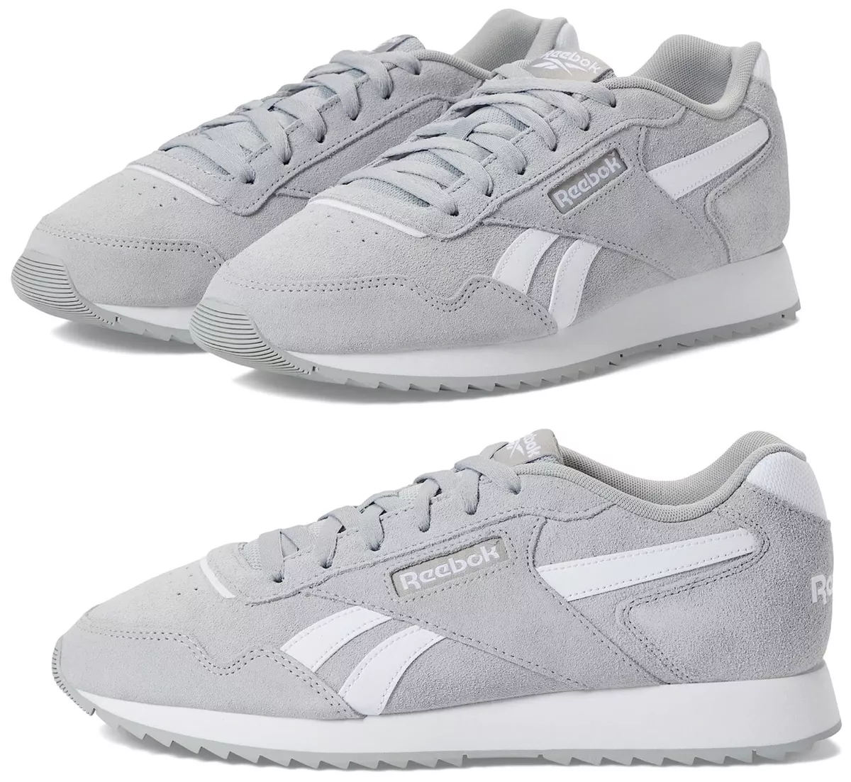 New REEBOK Classic Suede Mesh Mens sneaker casual gray all sizes | eBay