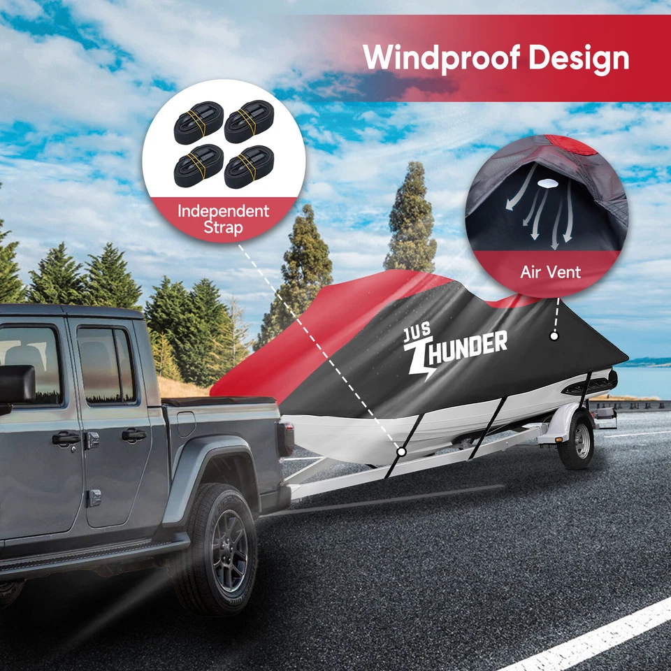 Чехол для гидроцикла гидроцикла гидроцикла водонепроницаемый для улицы Yamaha WaveRunner EX Sport - Изображение 4 из 4